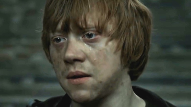 Ron Weasley crying in Deathly Hallows - Part 2