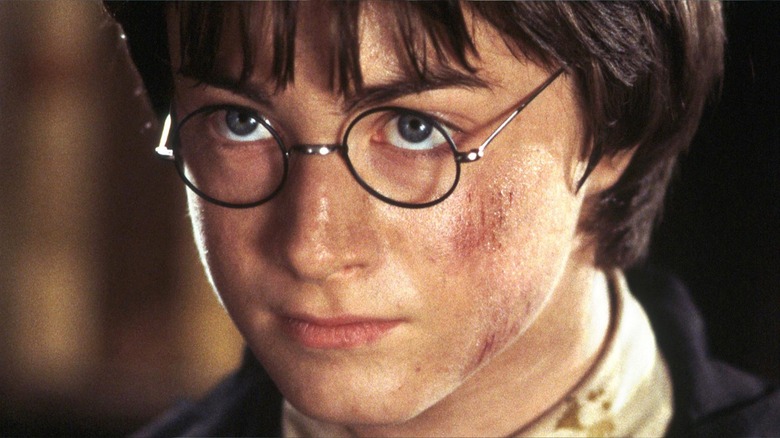 Harry Potter looking perplexed