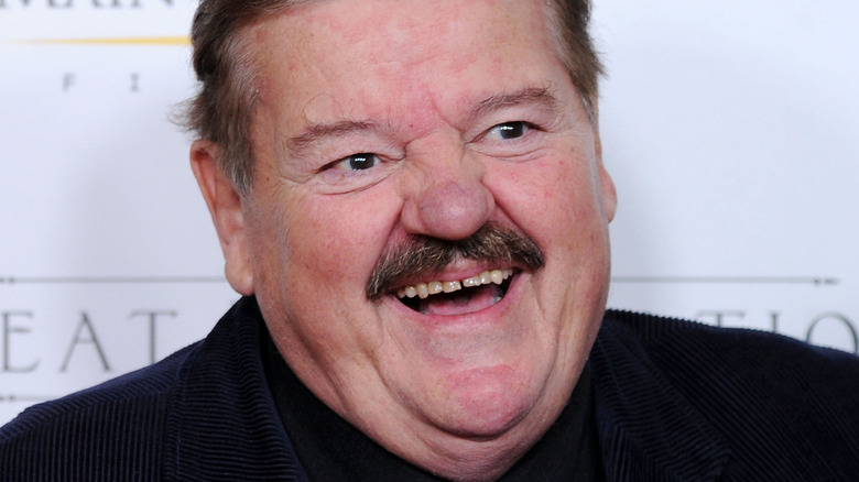 Robbie Coltrane laughing