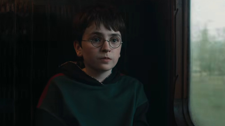 Harry Potter riding the train on "Harry Potter and the Philosopher's Stone" (2026)