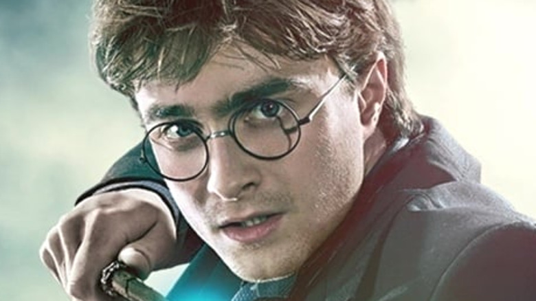 Harry Potter looks intense