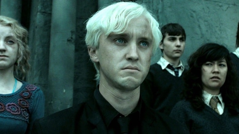 Draco looking confused