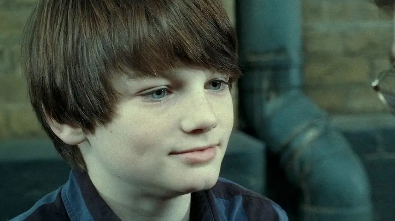 Albus Severus Potter waiting for Hogwarts Express