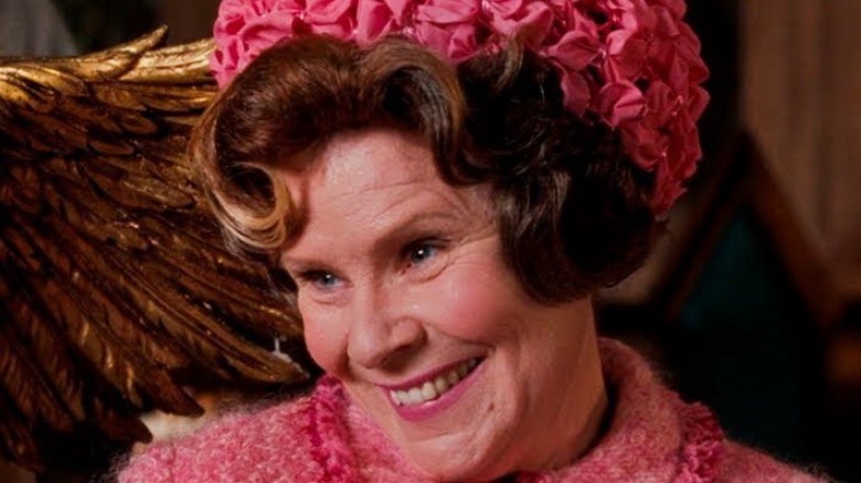 Dolores Umbridge in her pink outfit