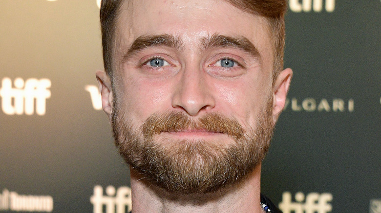 Daniel Radcliffe smirking