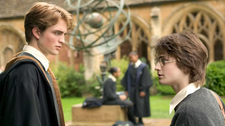 Cedric and Harry talking
