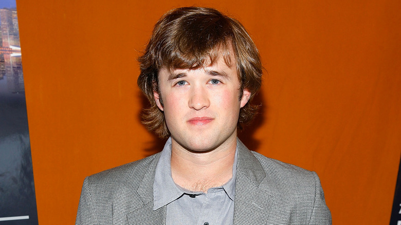 Haley Joel Osment orange background