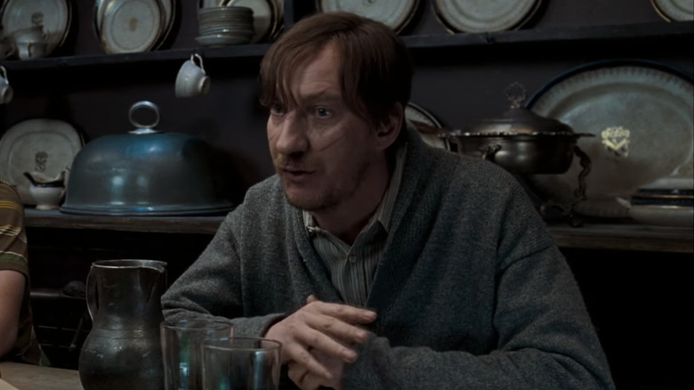 Remus Lupin talking at Grimmauld Place in Harry Potter and the Order of the Phoenix