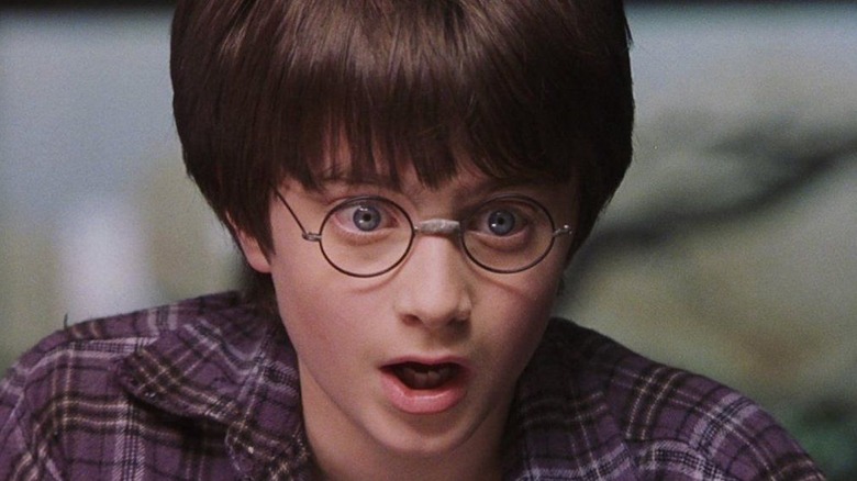 Harry Potter looking surprised