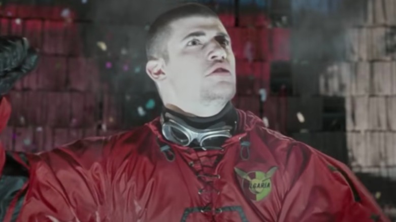 Viktor Krum being introduced at the Quidditch World Cup