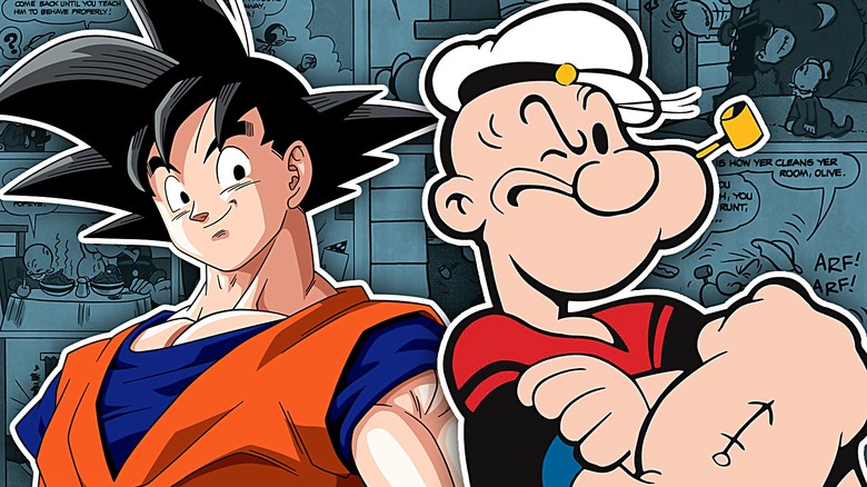 Goku and Popeye