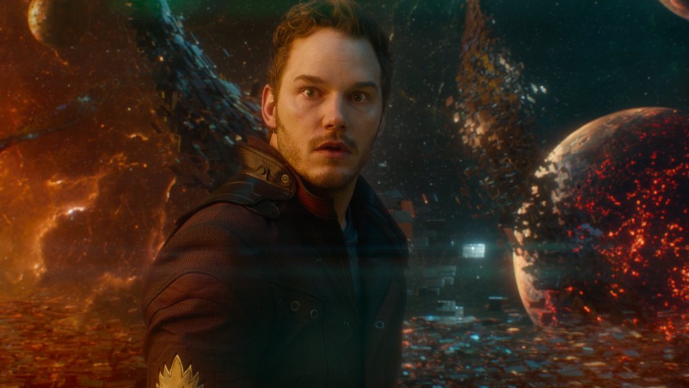 Chris Pratt as Peter Quill in Guardians of the Galaxy Vol. 1