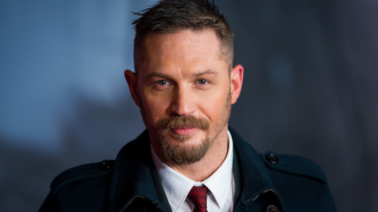 Tom Hardy smiling