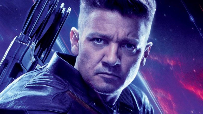 Jeremy Renner Hawkeye Avengers: Endgame poster