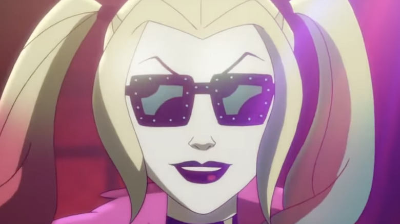 Animated Harley Quinn sunglasses