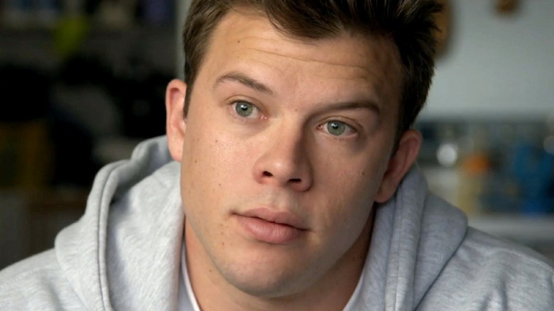 Jimmy Tatro tilting his head