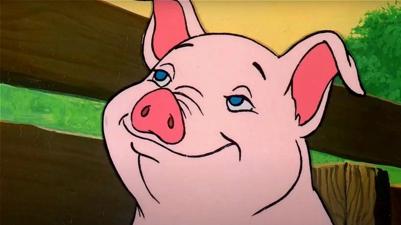 Charlottes Web Animated Wilbur Face