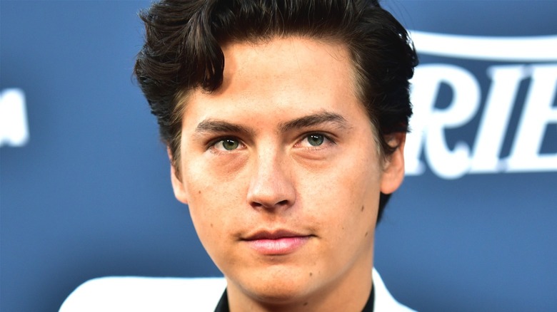 Cole Sprouse looking at camera