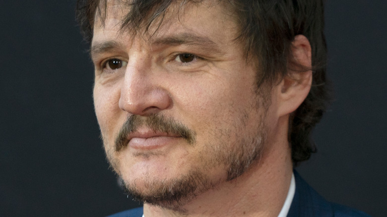 Pedro Pascal mustache stubble