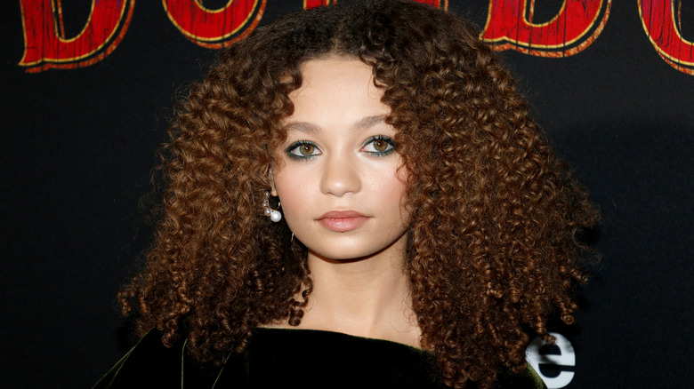 Nico Parker on Dumbo red carpet