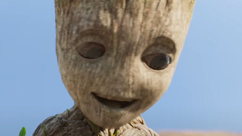 Groot smiles