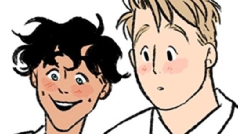 Heartstopper Nick and Charlie art