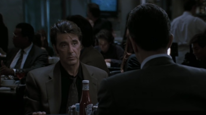Al Pacino Robert De Niro coffee shop Heat