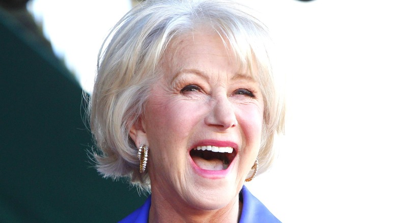 Helen Mirren laughing