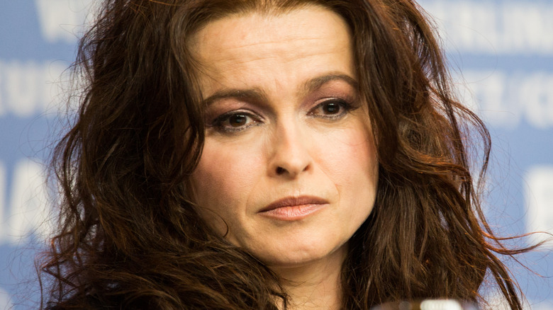 Helena Bonham Carter looking off camera