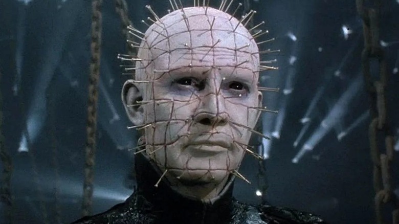 Pinhead stares imposingly