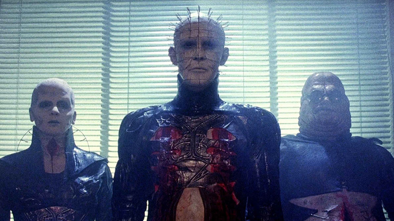 Pinhead leading the Cenobites