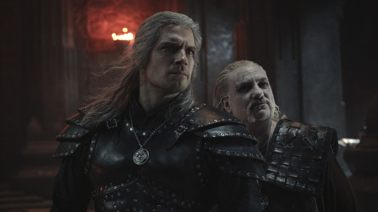 Geralt and Vesemir looking ahead