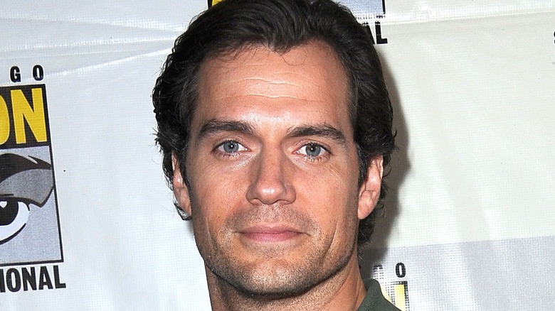 Henry Cavill smirking 