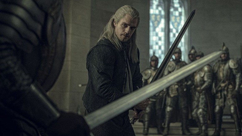 Geralt faces an opponent