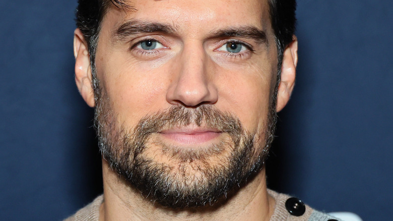 Close-up of Henry Cavill smiling 