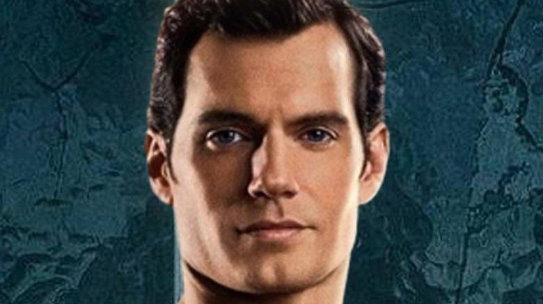Henry Cavill in Justice League as Superman (no mustache)