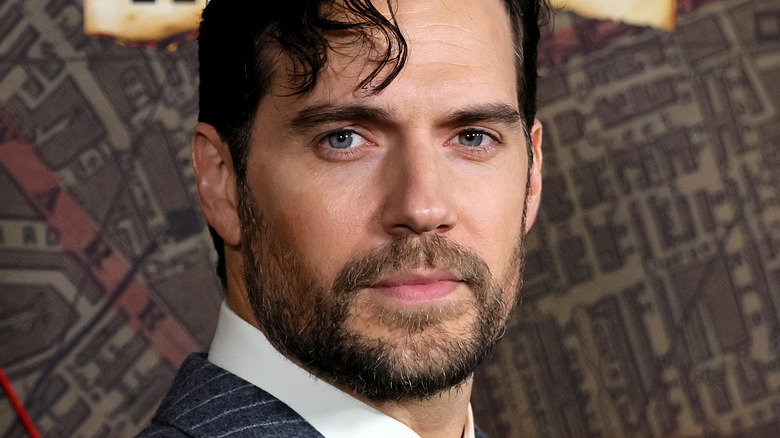 Henry Cavill smirking