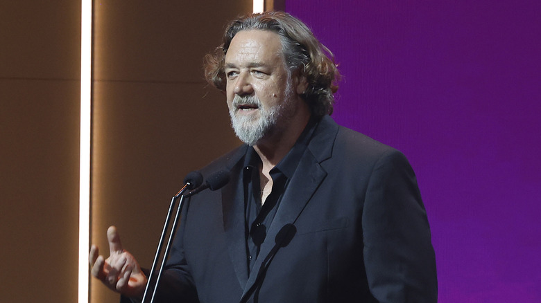 Russell Crowe at the AACTA Awards in 2025