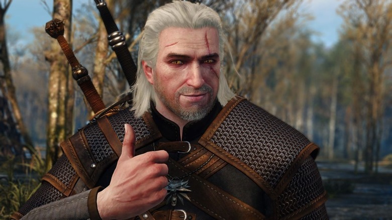  Geralt aixeca el polze