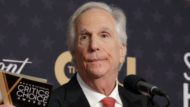 Henry Winkler at a Critics Choice event