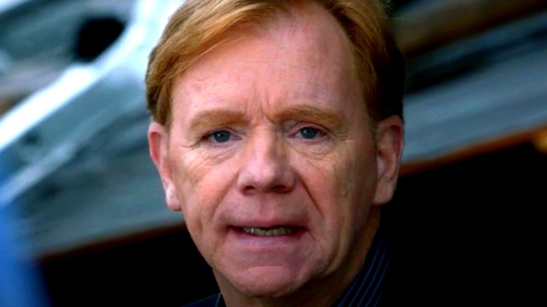 Horatio Caine looking worried