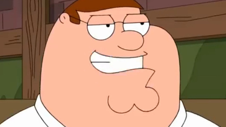 Peter Griffin grinning