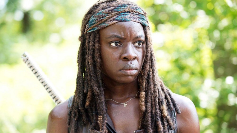 Danai Gurira as Michonne on The Walking Dead