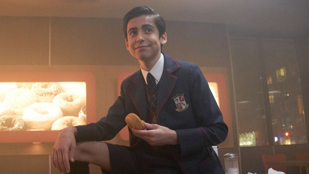 Aidan Gallagher as Number 5 on The Umbrella Academy