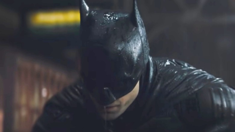 Batman looking down