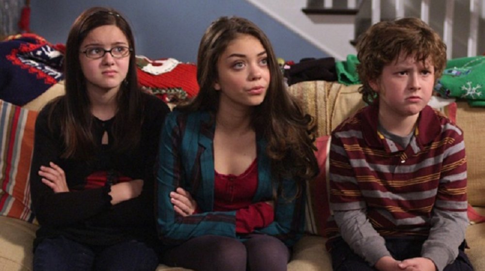 Actors Sarah Hyland, Nolan Gould, and Ariel Winter on Modern Family