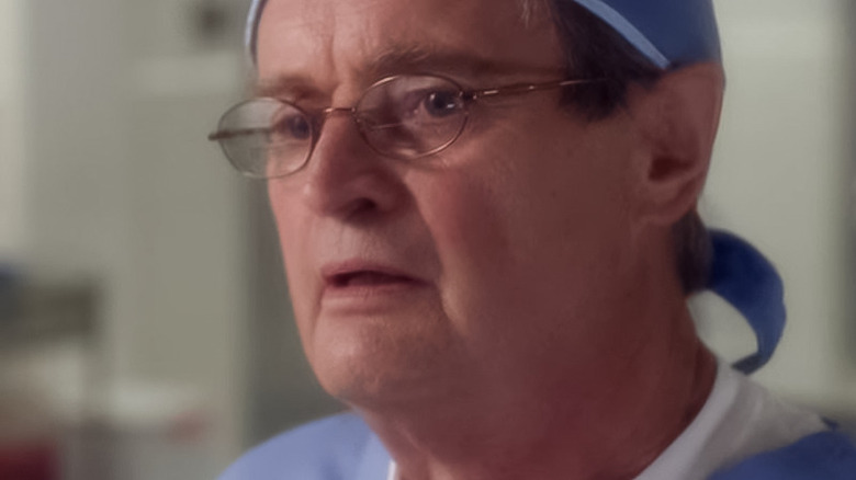 Ducky in autopsy scrubs