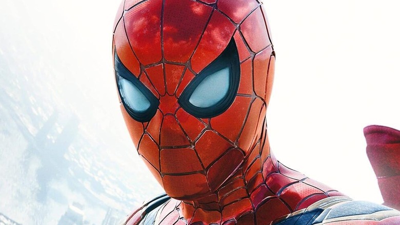 Spider-Man close up