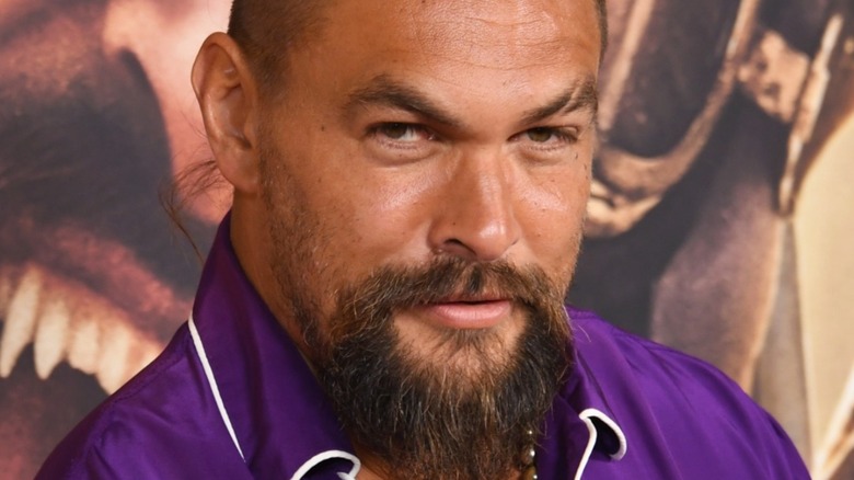 Jason Momoa on a red carpet