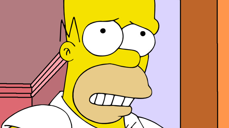 Homer Simpson annoyed